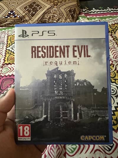 Resident evil requiem/9 ps5 disc only used 2 times brand new condition