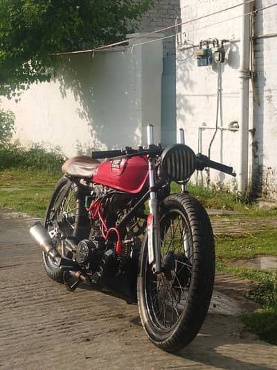 United 100cc shift to CAFE Racer