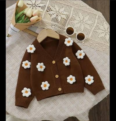 Cozy and stylish knitted baby sweater