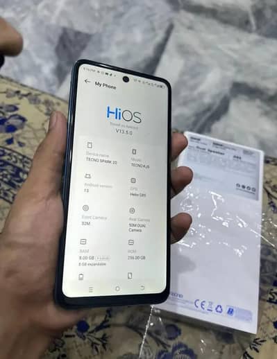 Tecno spark 20 with box 16gb 256 gb