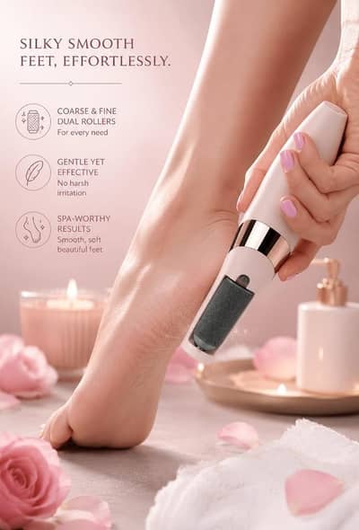 Black Electric Roller For Feet 2 in 1