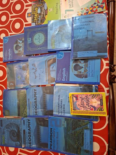 complete books set for grade 7  city school