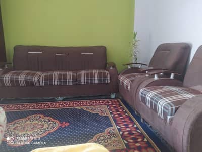 BROWN COLOUR 5 seater sofa set