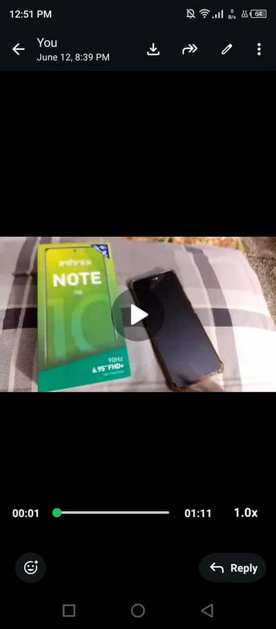 Infinix Note 10 Pro 8/128 dual pta