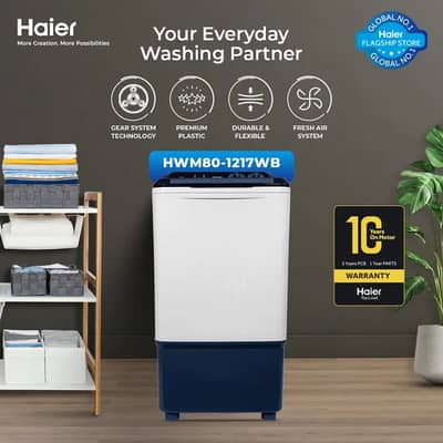 Haier 8KG Semi Automatic Washing Machine (HWM 80-1217) – Like New