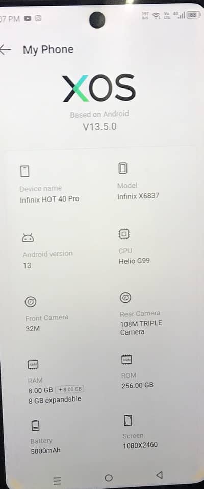Infinix Hot 40 Pro