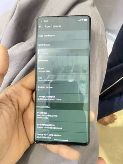 Motorola Edge 2020 exchange possible