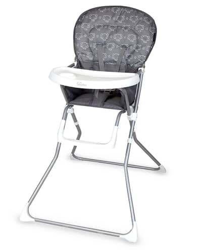 tinnies Baby High Chair - Grey