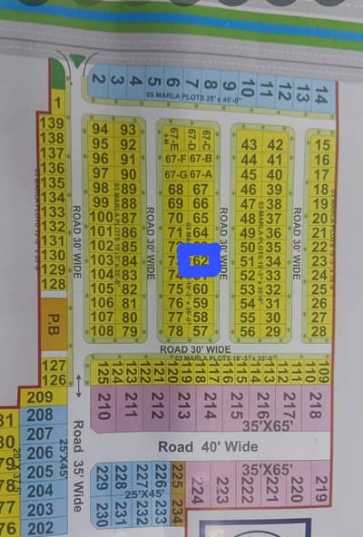 3 Marla Plot for Sale in Canal Valley
