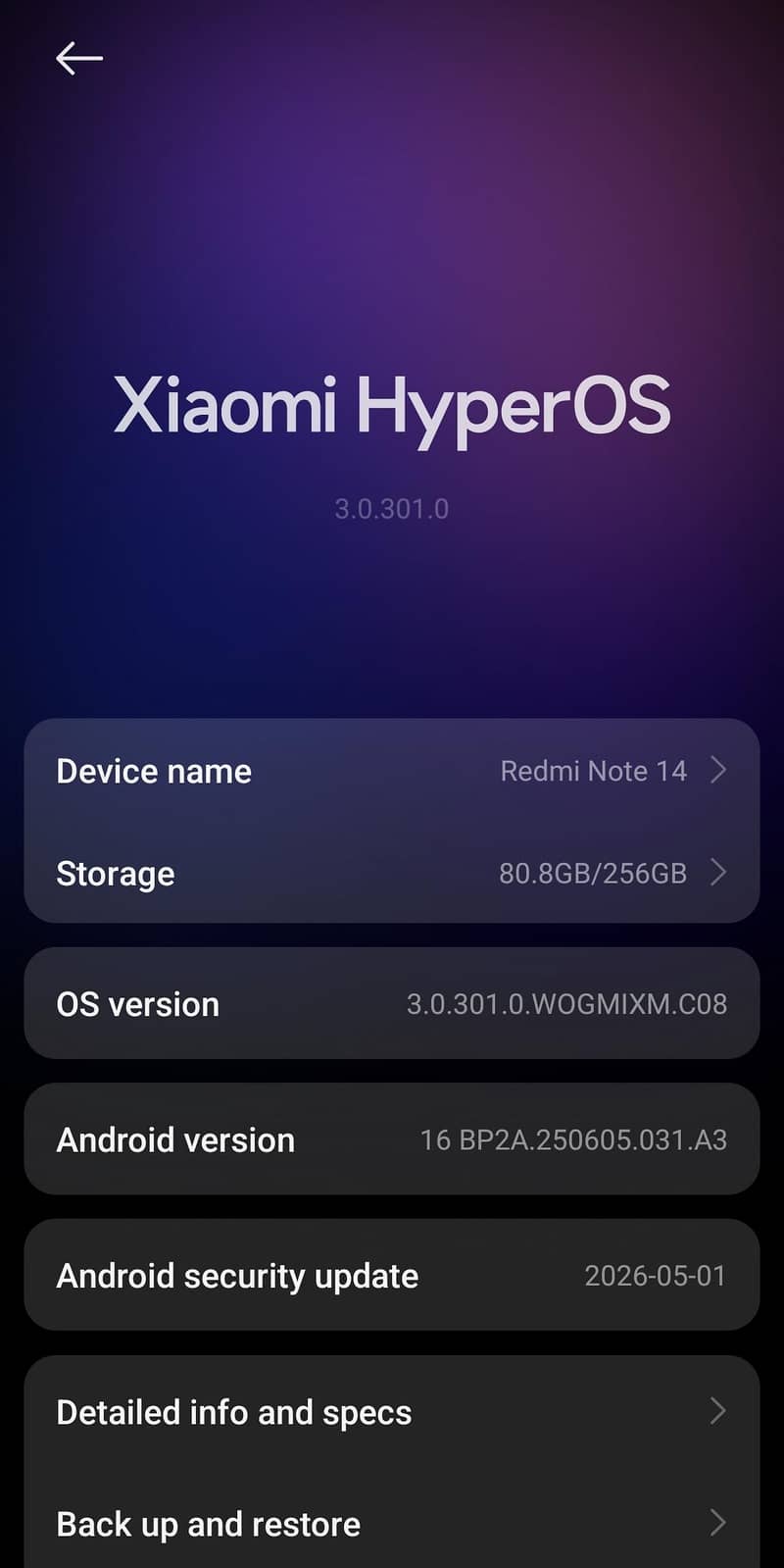 Xiaomi Redmi Note 14 3