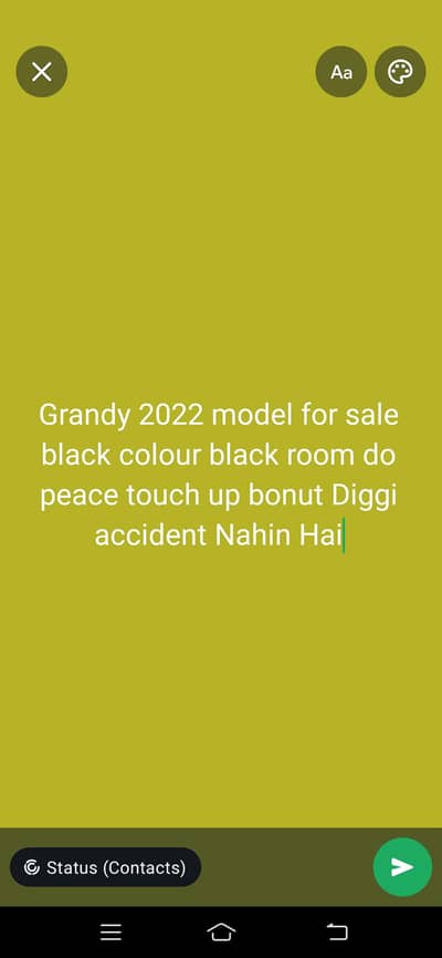 grandy 2022 model for sale 2 peace touch up