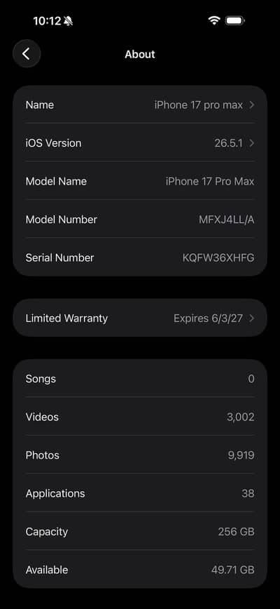 Apple iPhone 17 Pro Max
