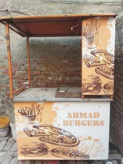 burger shawarma counter