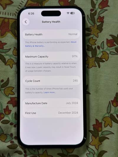 Apple iPhone 15 jv 128GB