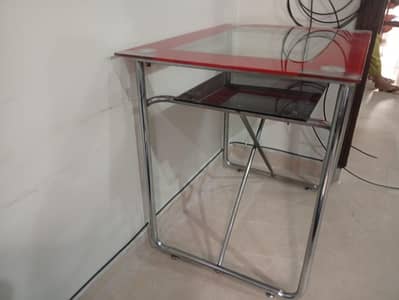 Glass top table