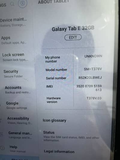 Samsung Galaxy Tab E