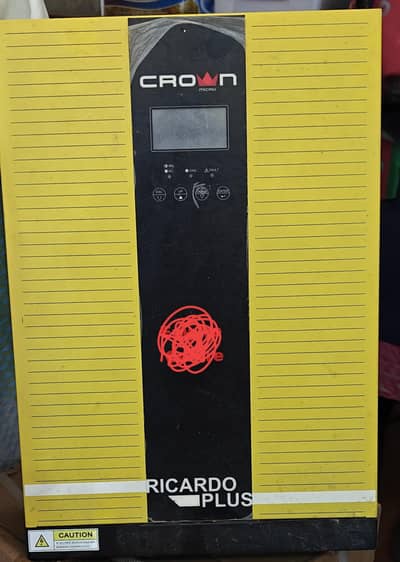 4 kw solar inverter, two batteries for sale