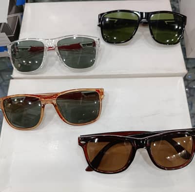 Sunglasses new in black,brown, transparent colour