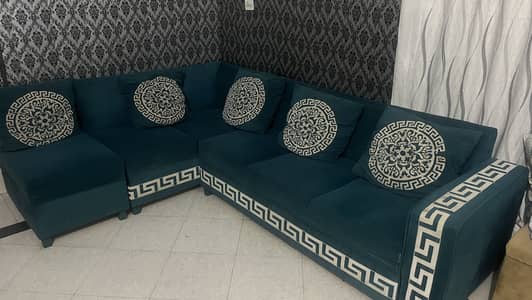 7 setter sofa in emerald green