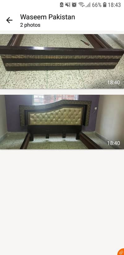 Double Bed with side tables