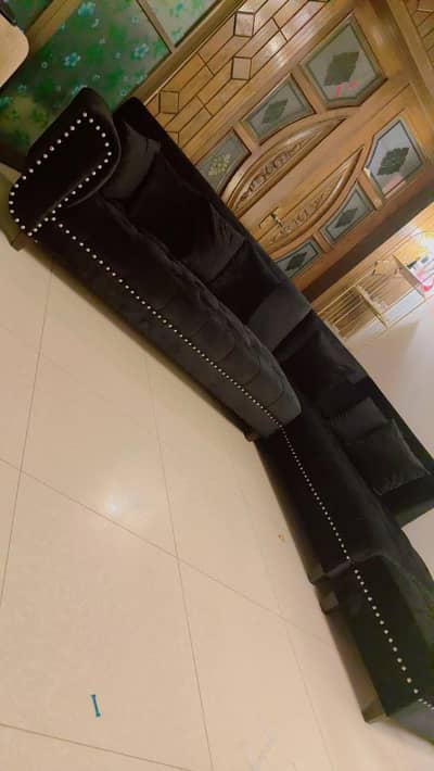 L shaped sofa set