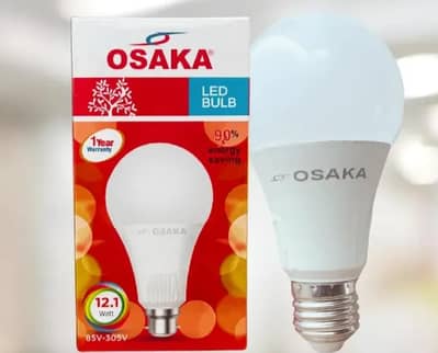 Osaka 12W LED Bulb | 1 Year Warranty | Super Bright & Energy Saver