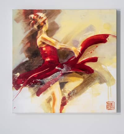 hand made masterpiece painting