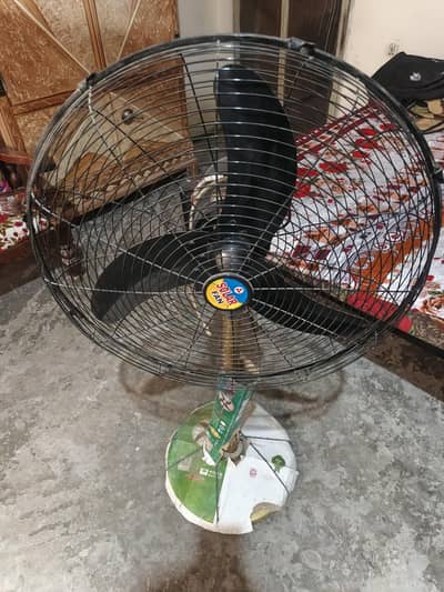 stand fan battery or solar py chalta hai