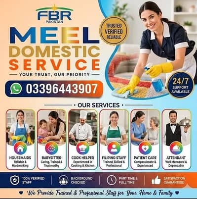 MAIDS/NANNIES/COOK/DRIVER/HOUSE HELPERS/PATIENT CARE ALL DOMESTIC STAF