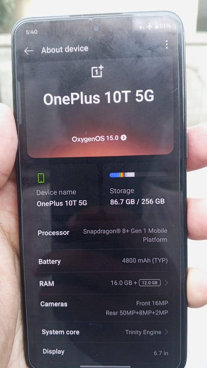 One Plus 10T 0