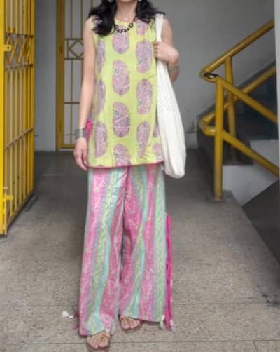 multicolor dress from ethnic