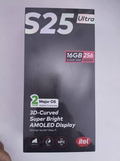itel S25 Ultra Box pack