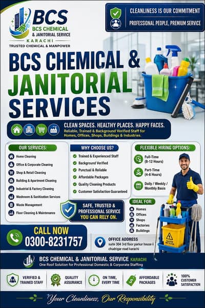 BCS CHEMICAL & JANITORIAL SERVICE KARACHI