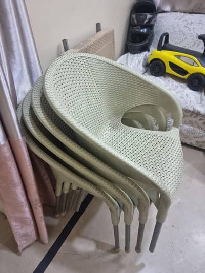 Plastic chairs