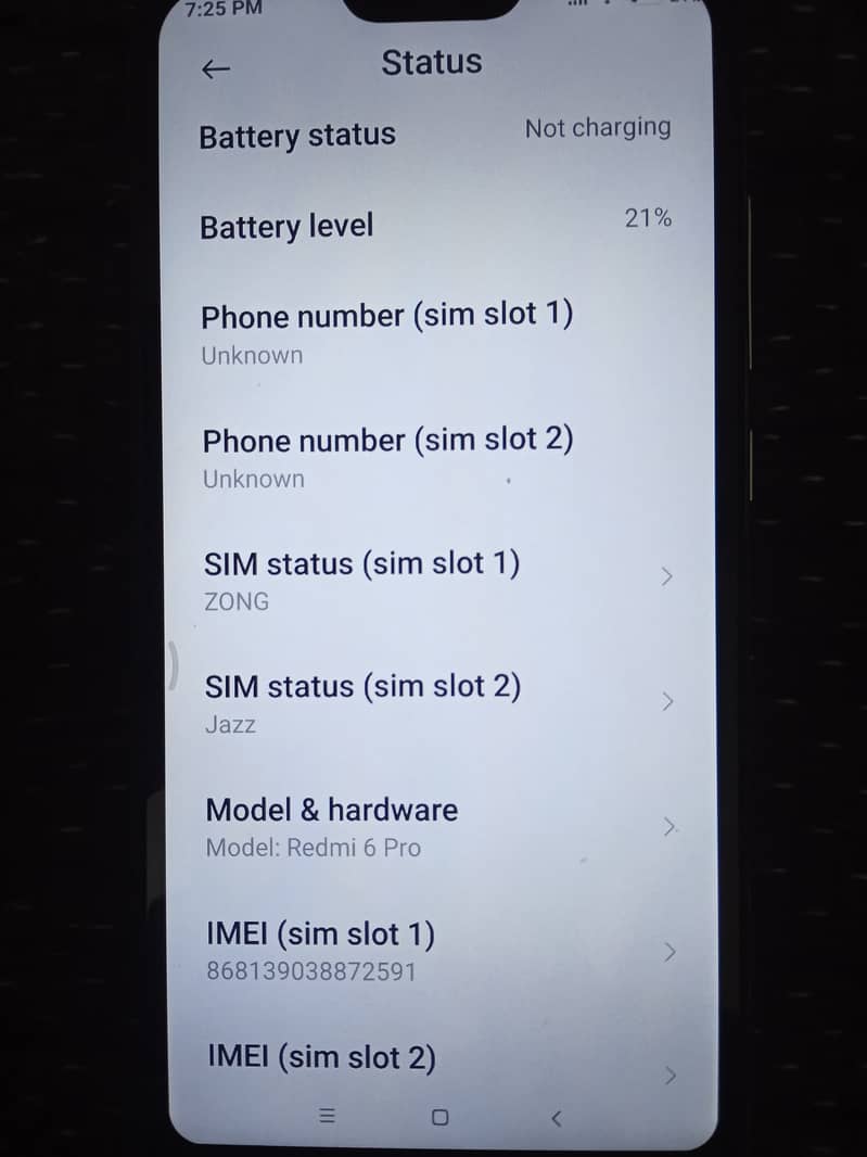 Redmi 6pro 5