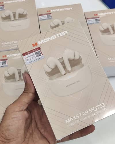 MONSTER MAXSTAR MQT53 wireless earbuds ANC/gaming/music 3 modes