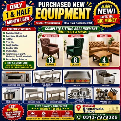 Fast Food Equipment for Sale/Ready Setup/