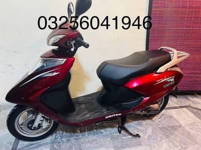 united 2023 self start automatic 100cc petrol scooty