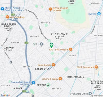 W-651 Premium 1 Kanal Plot Available in DHA Phase 8 Lahore