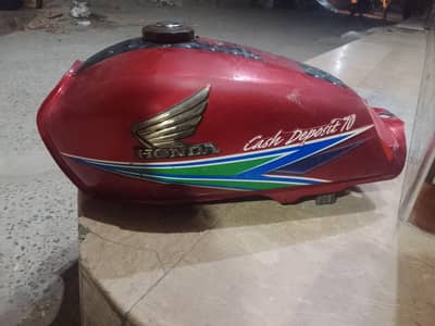 Petrol Tank Cd70 Red Colour