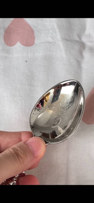  DECORATIVE GLASS-BEADED SPOON 