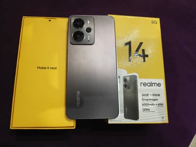 Realme 14 12gb 512gb complete in warranty
