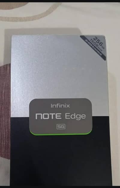 Infinix note Edge 5g 2026 full box urgent sale.