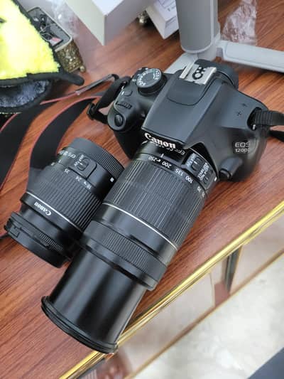 dslr Canon 1200d (10/10++) (2 lenses) (Canon 18-55mm & Canon 55-250mm)