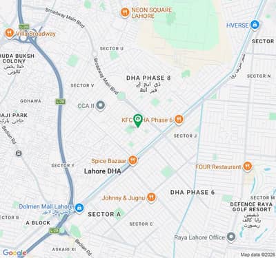 W-210 Premium 1 Kanal Plot Available in DHA Phase 8 Lahore