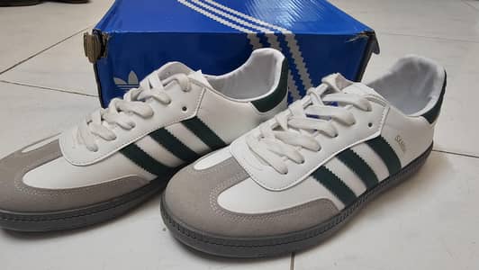 Adidas Sambas white green (size 44)