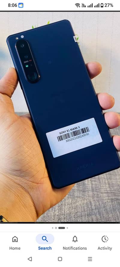 Sony 1 mark 3 officel PTA approved