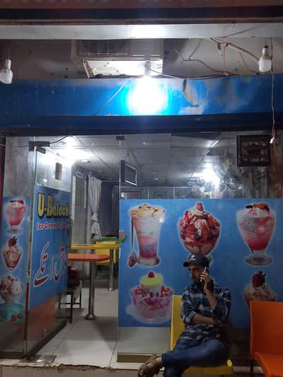 ice cream shop set up for sell