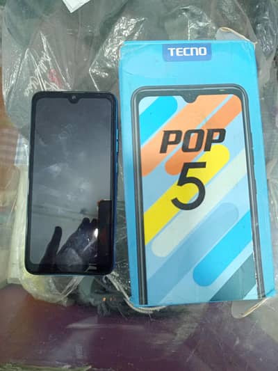Tecno pop 5 pta approved mobile with box 2/32 | 5000 mh - urgent sale