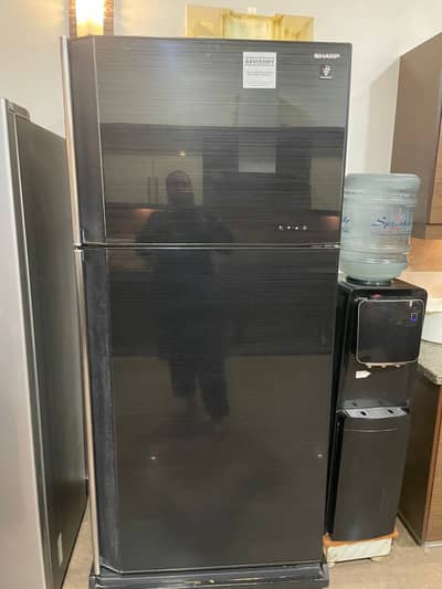 Sharp fridge (used) is here for sell.